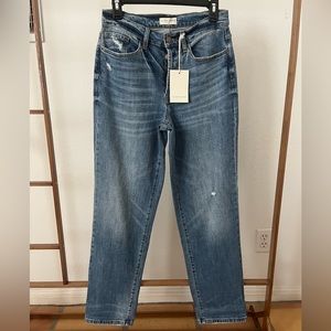 oliver logan jeans mulberry straight 27 Denim Blue 27x30 NWT